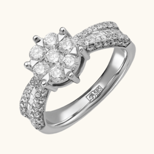 V Solitaire Necklace